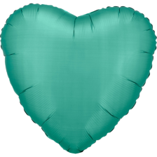 Standard Heart Silk Lustre Jade Green